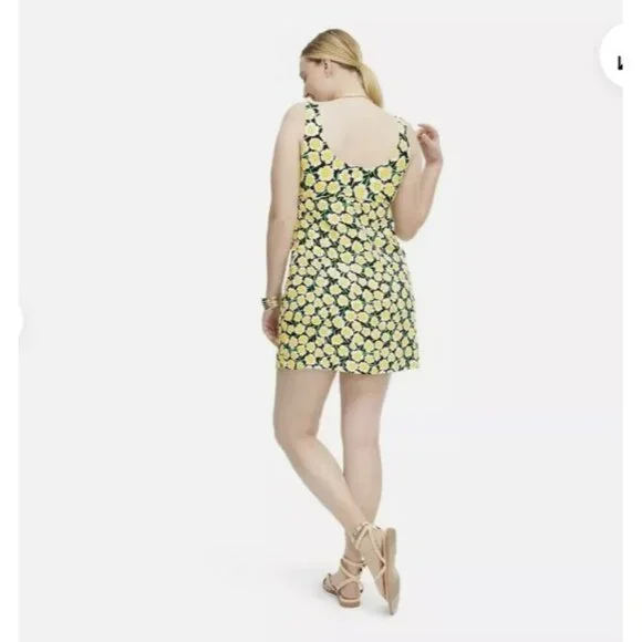 DVF 90s Poppy Shift Mini Dress Sz 14 Target collab Diane Von Furstenberg NWOT - Picture 4 of 12